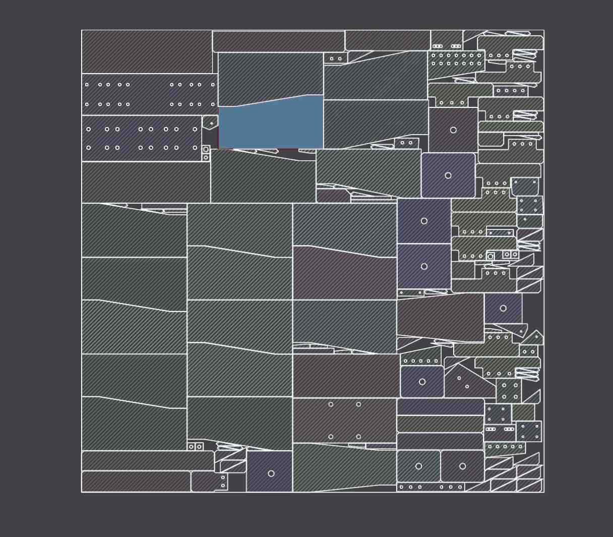 钢板切割套料排版软件界面展示